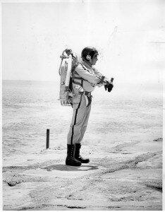 Robert Courter, ready to fly | Courtesy of Bell Helicopter Textron, from the collection of Steve Lehto